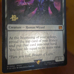 Dark Confidant - Prerelease Foil Promo - Final Fantasy XIV MTG FF14 - Image 4