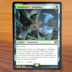 Summoner's Grimoire - Prerelease Foil Promo - Final Fantasy XIV MTG FF14 - Image 1