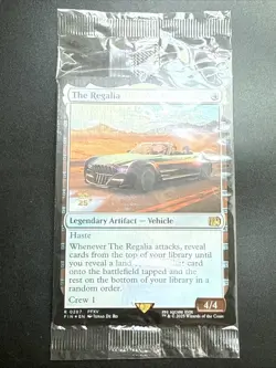 FOIL The Regalia PRERELEASE STAMPED MTG Final Fantasy NM English SEALED - Image 2