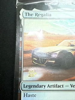 FOIL The Regalia PRERELEASE STAMPED MTG Final Fantasy NM English SEALED - Image 3