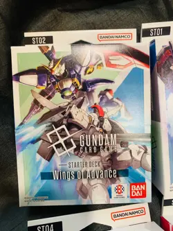 GUNDAM TCG CARD GAME STARTER DECK SET OF FOUR ST01 ST02 ST03 ST04 ENGLISH - Image 2