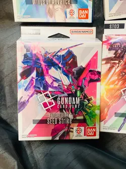 GUNDAM TCG CARD GAME STARTER DECK SET OF FOUR ST01 ST02 ST03 ST04 ENGLISH - Image 4