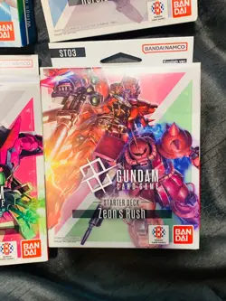 GUNDAM TCG CARD GAME STARTER DECK SET OF FOUR ST01 ST02 ST03 ST04 ENGLISH - Image 5