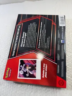 Pokemon TCG: Team Rocket’s Mewtwo ex Box (3 Foil Promo Card, 1 Oversize Foil Car - Image 4