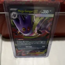 Pokemon Mega Gengar ex 056/094 Phantasmal Flames Holo HP 350 Void Gale - Image 2