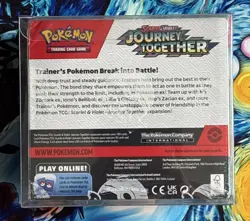Scarlet & Violet Journey Together Enhanced Booster Box Sealed w/Soft Protector - Image 2