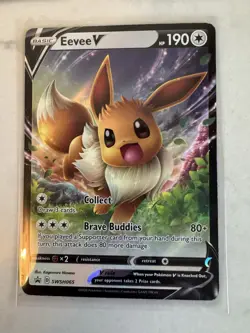 Pokemon Eevee Black Star Promo Holo Card Lot SWSH NM - Image 2