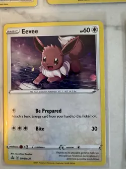 Pokemon Eevee Black Star Promo Holo Card Lot SWSH NM - Image 3