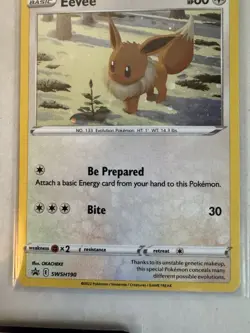 Pokemon Eevee Black Star Promo Holo Card Lot SWSH NM - Image 4