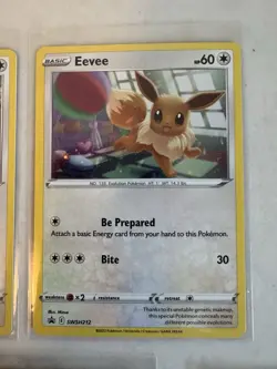 Pokemon Eevee Black Star Promo Holo Card Lot SWSH NM - Image 5
