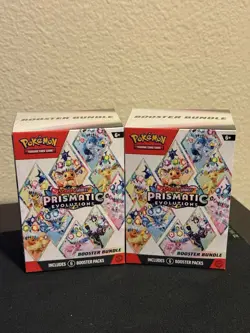 2 - Pokemon TCG Prismatic Evolutions Booster Bundle - New Factory Sealed - Image 1