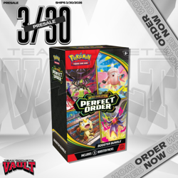 Pokemon TCG: Mega Evolution: Perfect Order Booster Bundle (6 Packs) Presale - Image 1