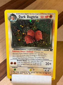 Dark Dugtrio #6 - Team Rocket 2000 Pokemon - 6/82 Unlimited Holo Rare - Image 2