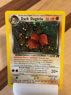 Dark Dugtrio #6 - Team Rocket 2000 Pokemon - 6/82 Unlimited Holo Rare - Image 3