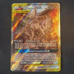 Pokemon Arceus & Dialga & Palkia GX 221/236 Ultra Rare 280 HP Holo - Image 1