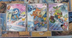 Pokemon First Partner Illustration Collection Series 1 Set Sinnoh Promo 40-42 - Image 1