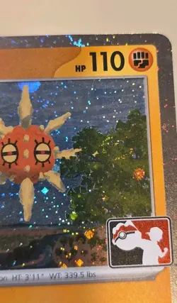 Swirl - Pokemon Solrock 075/132 Me01: Mega Evolution Play Prize Pack Cosmo Holo - Image 3
