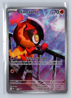 Charcadet 022 Holo Promo Mega Evolution Promo Pokemon Near Mint - Image 1