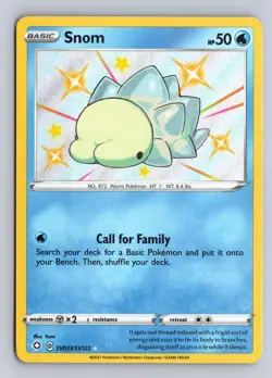 Snom SV033/SV122 Rare Shiny Shining Fates Shiny Vault Pokemon Near Mint - Image 1