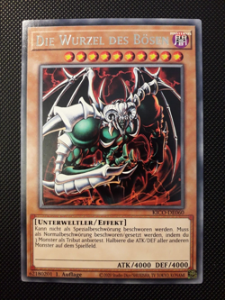 Yu-Gi-Oh! Die Wurzel des Bosen, KICO-DE060, Rare, 1. Auflage, Deutsch, Near Mint - Image 1