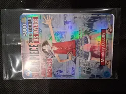 Bandai Namco ONE PIECE CARD GAME US VOYAGE Monkey D. Luffy Holo Card - Image 3