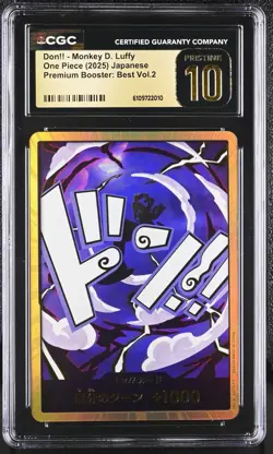 One Piece Don!! Monkey D. Luffy Best Vol.2 Gold Japanese Pristine 10 CGC - Image 1