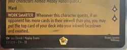 Disney Lorcana Webby Vanderquack Legendary Non Foil 93/204 *small Print Error* - Image 2