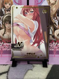 GODDESS STORY GENKI PARADE N-68 ITSUKI NAKANO QUINTUPLETS ANIME WAIFU CARD - Image 1