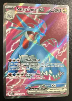 Pokemon TCG Salamence EX Full Art Holo Ultra Rare Card 177/159 Near Mint/Mint - Image 2