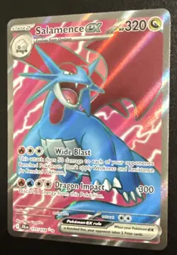 Pokemon TCG Salamence EX Full Art Holo Ultra Rare Card 177/159 Near Mint/Mint - Image 3