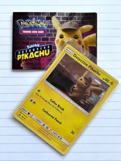 Pokemon Detective Pikachu Holofoil card SM190, Black Star Movie Promo, 2019 - Image 1