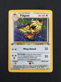 LP Pidgeot Holo/Foil 1st Edition Jungle Set 8/64 Pokemon Card - Image 1