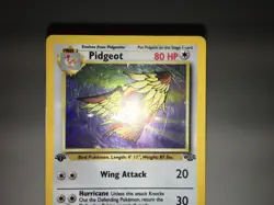 1st Edition Holo Pidgeot Card - Ungraded Very Good - Jungle 8/64 - WOTC 1999 - Image 3