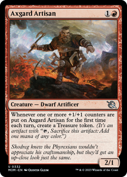 Axgard Artisan FOIL March of the Machine NM Creature Uncommon MTG CARD ABUGames - Image 1