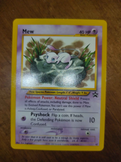 Pokemon Mew Card 47 Promo Black Star Wizards of the Coast Near Mint - Image 1