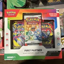 Pokemon First Partner Illustration Collection Series 1 Promo Booster Box English - Image 1