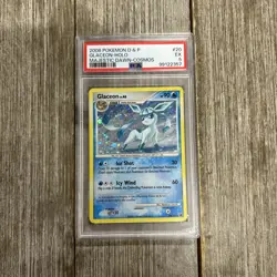 Graded PSA 5 2008 Pokemon D & P Glaceon-Holo Majestic Dawn-Cosmos #20 - Image 1
