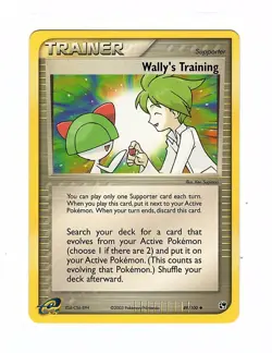 Wally's Training 89/100 Sandstorm Regular - Pokemon Card - Image 1