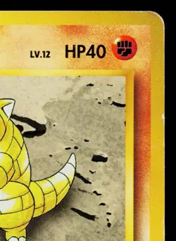 SANDSHREW No.027 BASE SET JAPANESE POKEMON TCG - Image 3