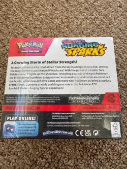 POKEMON TCG - SURGING SPARKS - BOOSTER BOX (36 Packs) NEW SEALED - Image 3