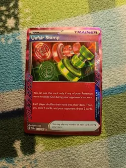 Unfair Stamp #165/167 SV06: Twilight Masquerade ACE SPEC Pokemon - Image 1