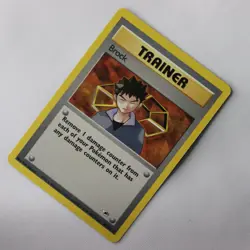 Brock 98/132 Gym Heroes Set Rare 1999 WOTC vintage NM Pokemon Card - HD Photos - Image 3