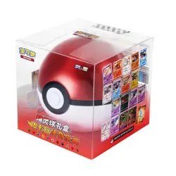Pokemon TCG Chinese Pokemon Ball Gift Box Red Exclusive Pokeball Pikachu Legend - Image 1