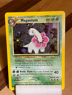 Meganium #10 - Neo Genesis 2000 Pokemon - 10/111 Unlimited Holo Rare - Image 2