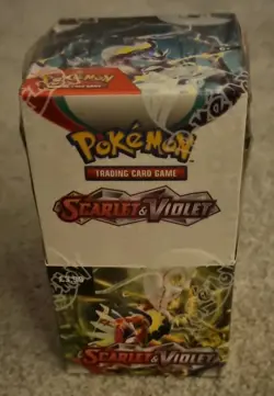Pokemon Scarlet & Violet Half Booster Box 18 Packs New/Sealed - Image 1