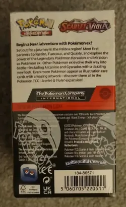 Pokemon Scarlet & Violet Half Booster Box 18 Packs New/Sealed - Image 4