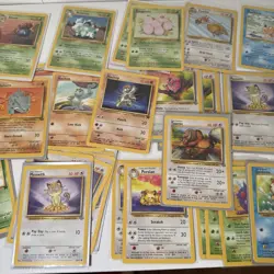 Vintage Pokemon WOTC FRESH PULLED Bulk Card Lot M MINT Jungle Rocket Base Set 2 - Image 1