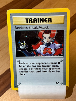 Rocket’s Sneak Attack #16 - Team Rocket 2000 Pokemon - 16/82 Unlimited Holo Rare - Image 4