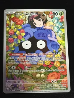 Pokemon Erika’s Tangela 218/217 Illustration Rare Pokemon TCG Ascended Heroes - Image 1