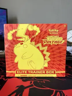 Pokemon TCG Sword & Shield Vivid Voltage Elite Trainer Box ETB Factory Sealed - Image 1